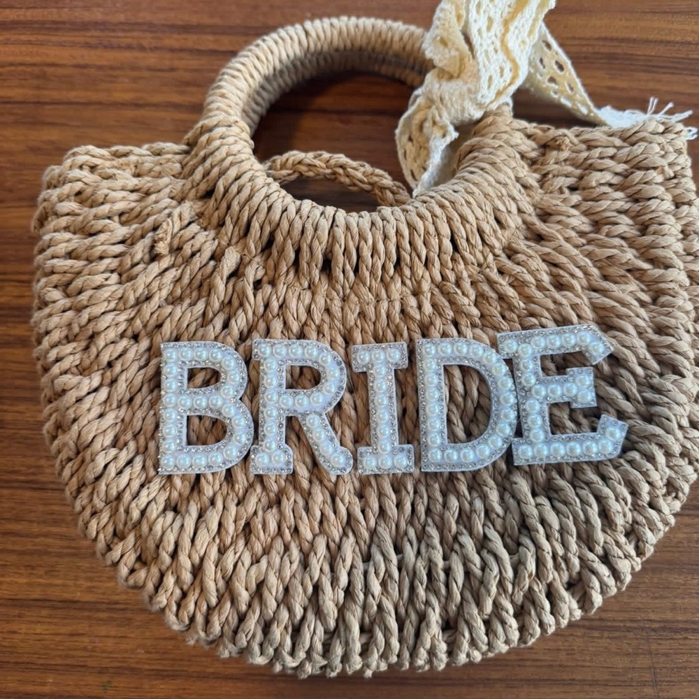 Bride Tan Woven Bag
